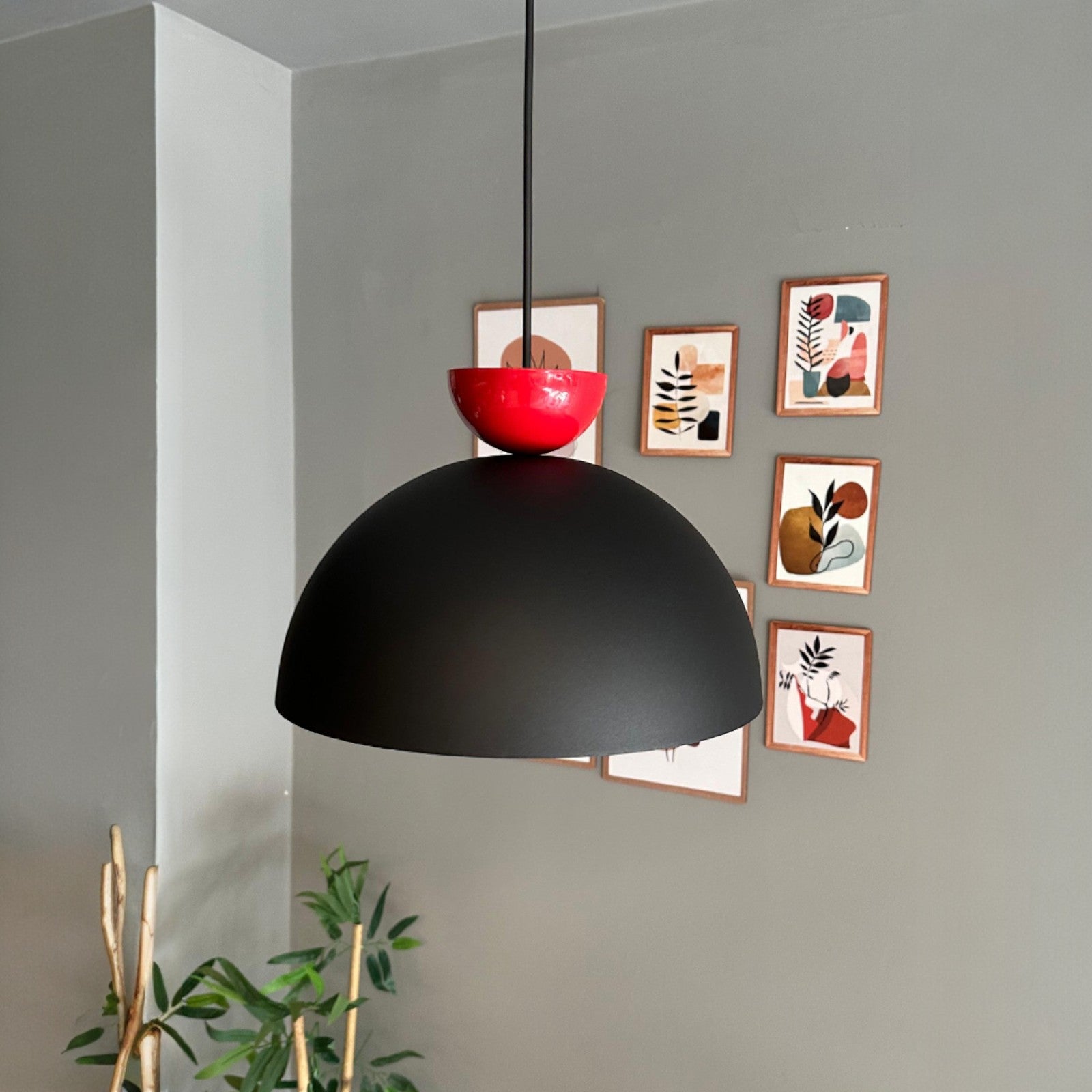 Pendelleuchte Yimpi Hut Metall, Modern Hängelampe